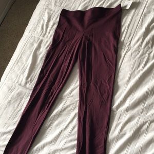 Burgundy Leggings